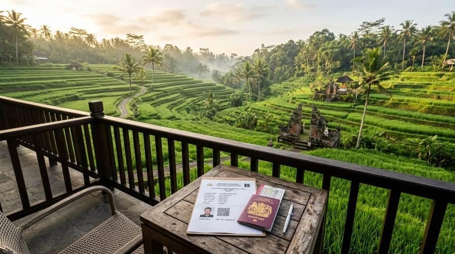 Bali Indonesian electronic visit visa e-VOA application guidelines for Pakistani passport holders