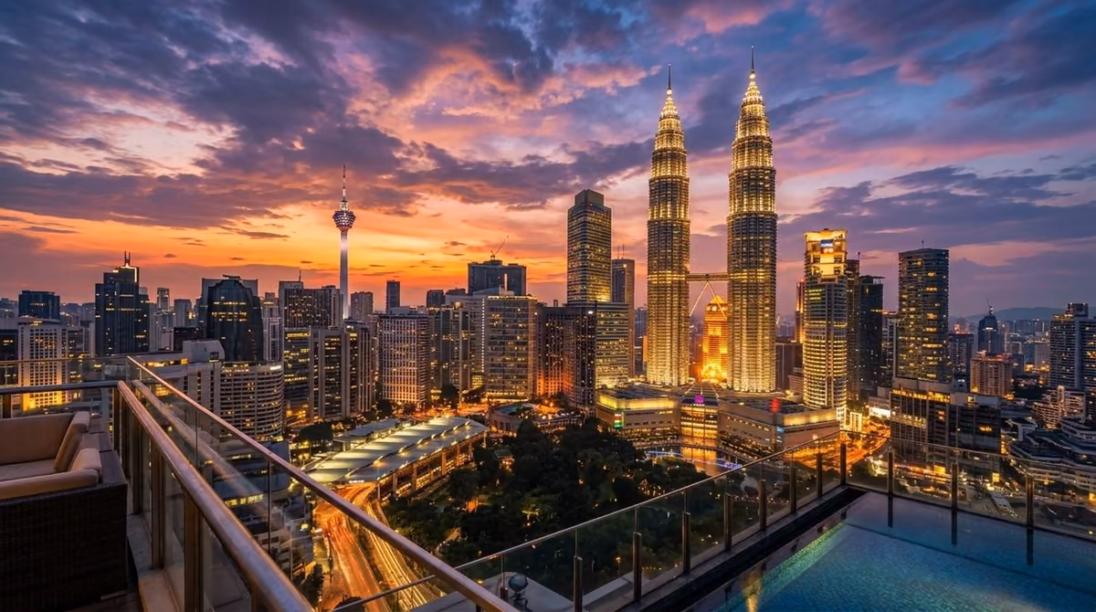 Kuala Lumpur Petronas Towers and Malaysian eVisa application portal checklist for Pakistanis