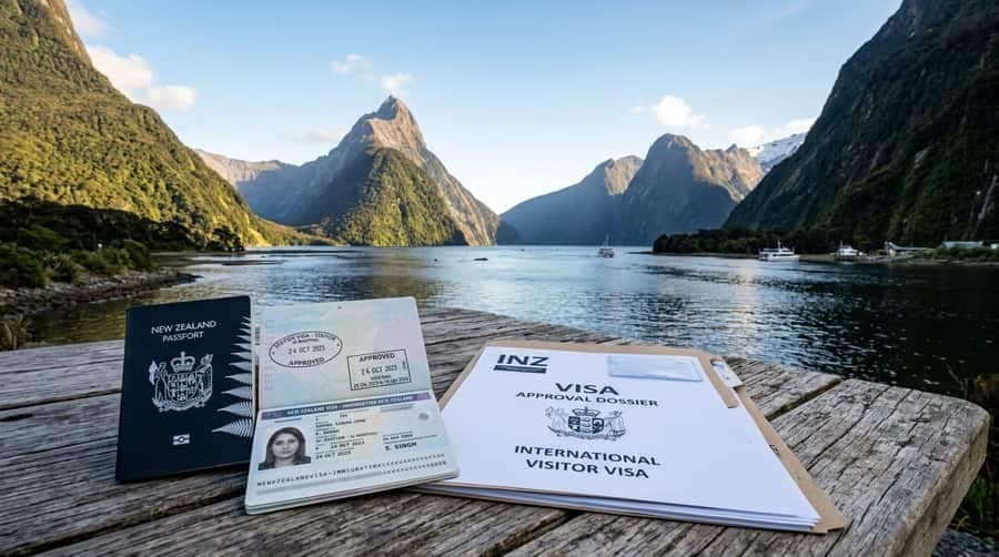 Immigration New Zealand INZ online visitor visa application and financial sponsorship guide