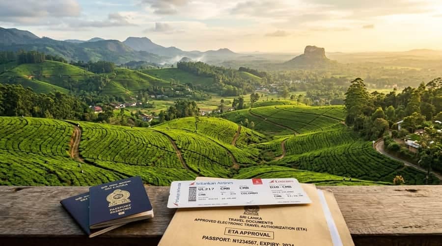 Sri Lanka Electronic Travel Authorization ETA online portal instructions for Pakistani tourists
