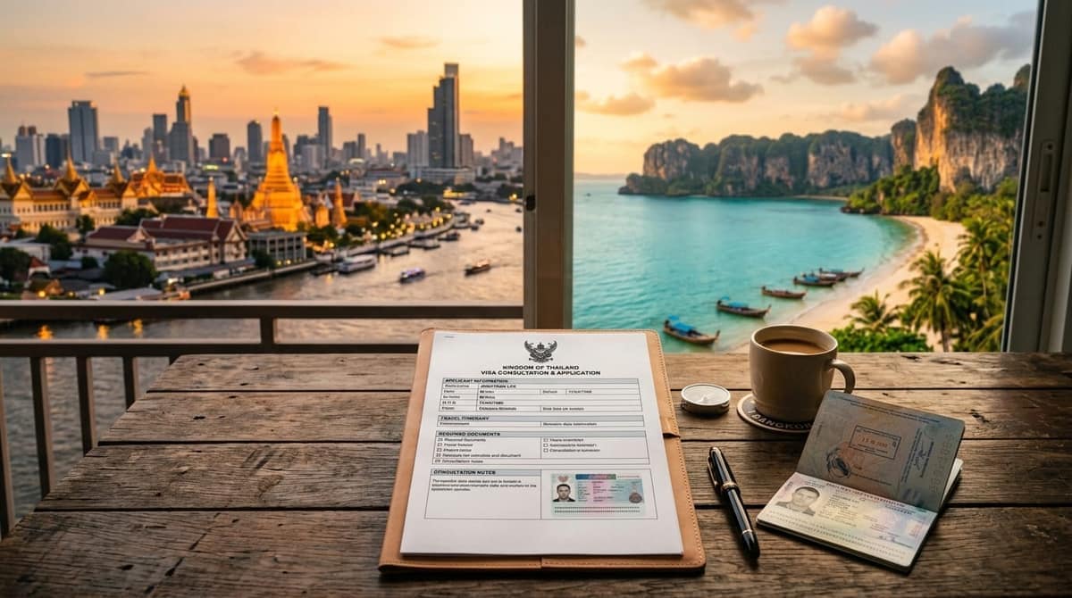 Royal Thai Embassy Islamabad tourist visa application checklist