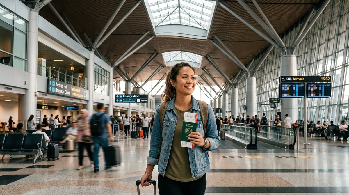 Malaysia Digital Arrival Card MDAC application guide and KLIA airport clearance for Pakistani passport holders