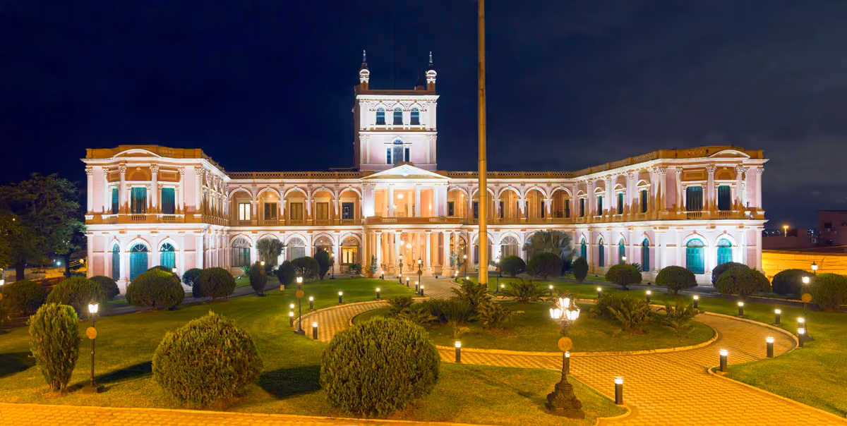 Palacio de los López & Bay of Asunción in Asunción, Paraguay — AMG Visa Guide