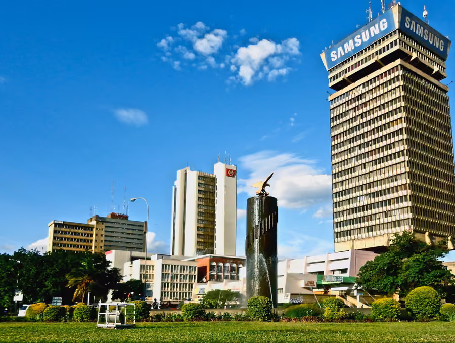 Lusaka Landmark & Central Historic Promenade, Zambia — AMG Visa Guide